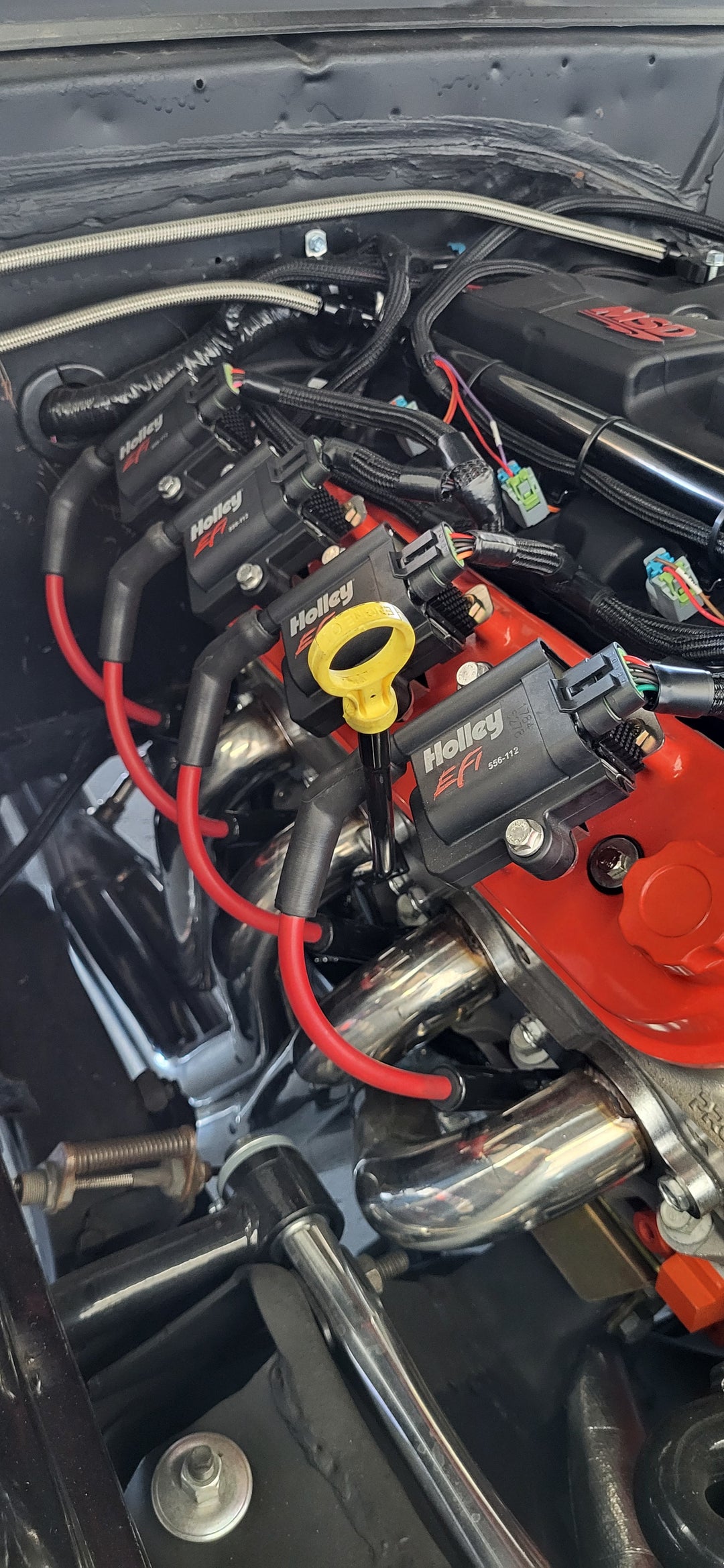 Smart Coil to Holley Valve Cover Bracket Kit