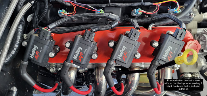 Smart Coil to Holley Valve Cover Bracket Kit