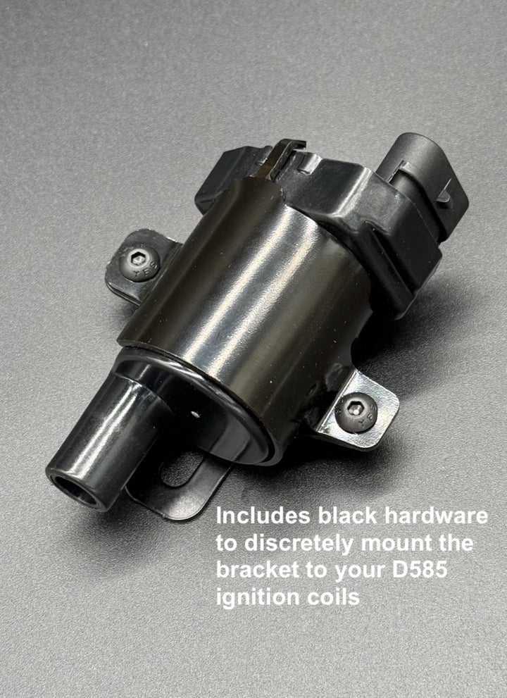 LS D585 Truck Coil to Holley Valve Cover Bracket Kit