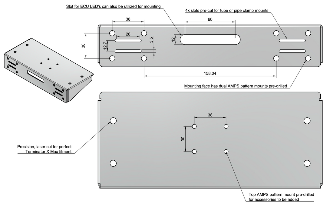 Terminator X Max Ultimate Mount (90-degree)